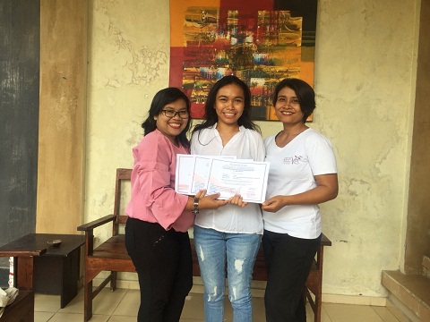 Reeva Bali Spa School Student